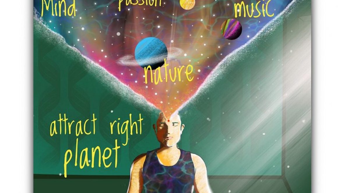 Meditation artwork for an ascension meditation practice post