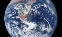 The Blue Marble Earth image for a meditation on world crisis